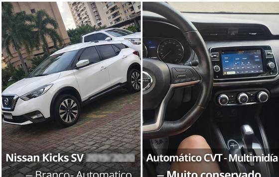 NISSAN KICKS 1.6 16V FLEXSTART SV 4P XTRONIC NISSAN KICKS 1.6 16V FLEXSTART SV 4P XTRONIC